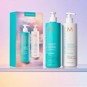 NWT: Moroccanoil Extra Volume Shampoo & Conditioner Half-Liter Set (500 ml)
